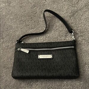 Michael Kors Wristlet with Silver Accents